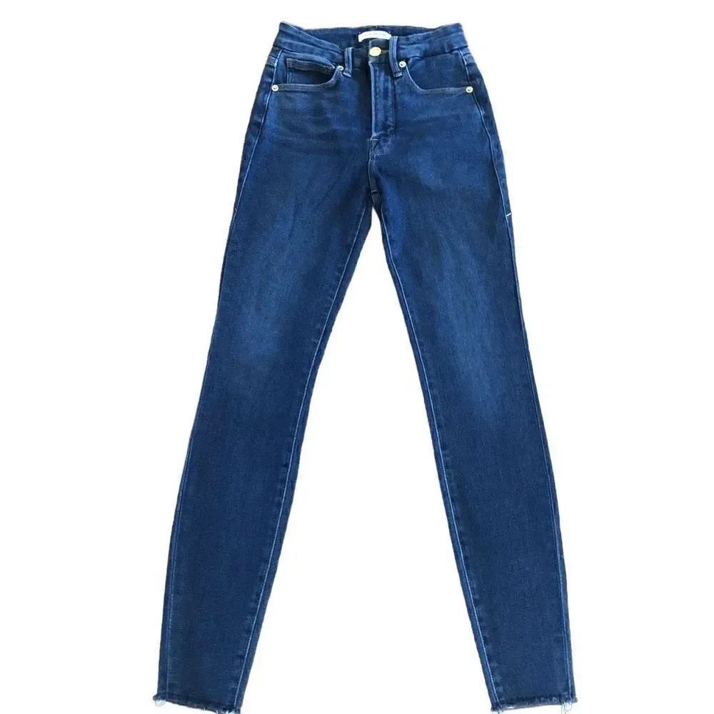 Good American Medium Wash Skinny Jeans